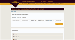 Desktop Screenshot of flights.etihad.com